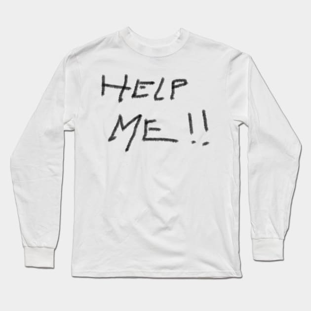 Help Me!!! Long Sleeve T-Shirt by alvian